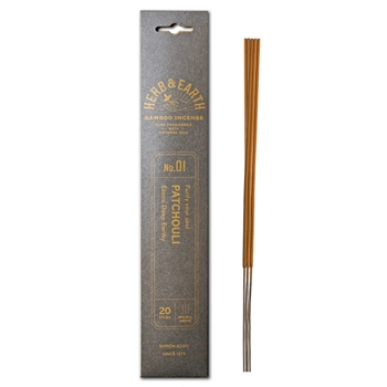 NIPPON KODO | HERB & EARTH - Bamboo Stick Incense PATCHOULI