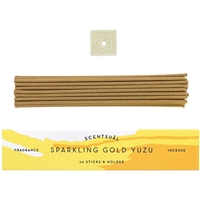 SCENTSUAL - Sparkling Gold Yuzu 30 sticks (case pack qty -12)