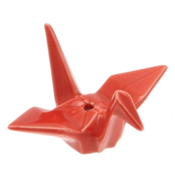 NIPPON KODO | CRANE INCENSE HOLDER - RED