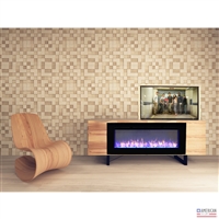 Modern Vail Fireplace TV Lift Cabinet