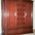 Red Maple Dresser with Side Storage [In Stock]