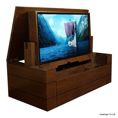 Ultra TV Lift Cabinet with Granite Top