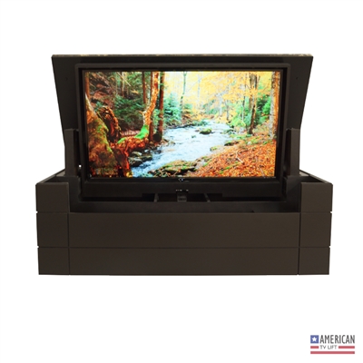 Modern Ultra TV Lift Cabinet with Granite Top