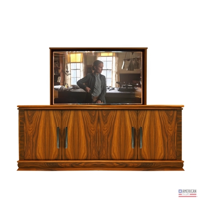 Transitional Flint TV Lift Cabinet