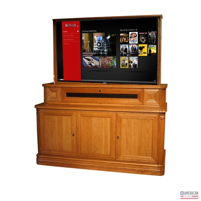 Traditional Reed TV Lift Cabinet