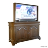 Traditional Old English Cathedral TV Lift Cabinet