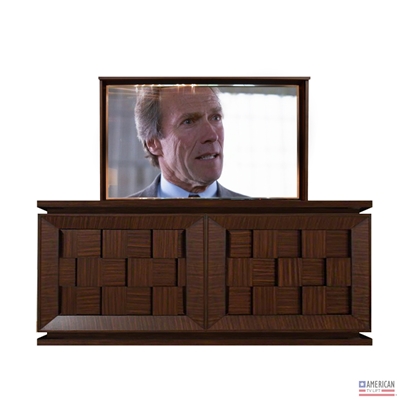 Modern Davenport TV Lift Cabinet