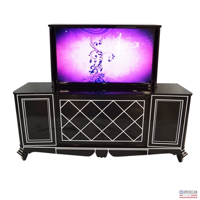 Transitional Park Avenue TV Lift Cabinet