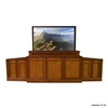 Transitional Bonita Corner TV Lift Cabinet