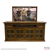 Traditional Nantucket TV Lift Cabinet