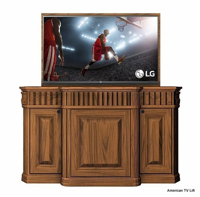 Traditional Acanthus TV Lift Cabinet