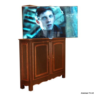 French Country TV Lift Cabinet