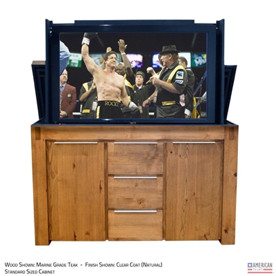 Modern Ironside Outdoor TV Lift Cabinet