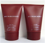 Burberry Cologne For Men All Over Shampoo 3.3oz 2 Pieces