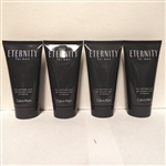 Calvin Klein Eternity for Men Hair and Body Wash 2.5 oz Shower Gel 4 Pack