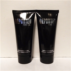 Reporter Cologne Shower Gel 3.4oz 2 Pieces