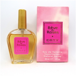 Coty Reve De Roses Eau De Toilette Spray 1.0 oz