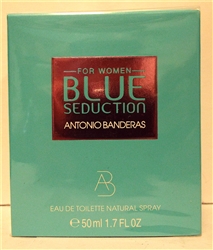 Antonio Banderas Blue Seduction Eau De Toilette Spray 1.7 oz