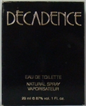 Decadence Eau De Toilette Natural Spray 1oz by Parfums International
