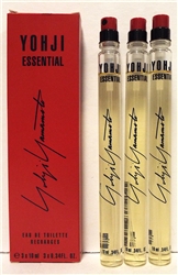 Yohji Yamamoto Yohji Essential Perfume .34oz Eau De Toilette 3 Pack