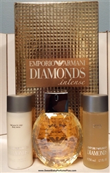 Emporio Armani Diamonds Intense Eau De Parfum Spray 1.7 oz 3 Piece Set
