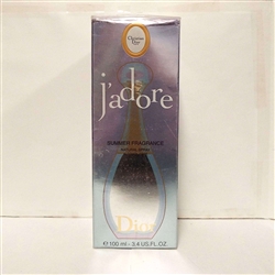 J'adore Summer By Christian Dior Fragrance Natural Spray