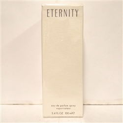 Calvin Klein Eternity For Women 3.4 oz Eau De Parfum Original Formula