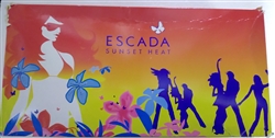 Escada Sun Set Heat Eau De Toilette Spray 1.6oz 3 Piece Set