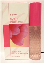 Coty Wild Roseberries Perfume 1.0 oz Cologne For Women