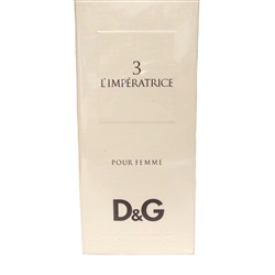 Dolce & Gabbana D&G 3 L'Imperatrice Pour Femme Eau De Toilette Spray 3.3 oz