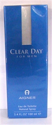 Clear Day Cologne for Men 3.4oz Eau De Toilette