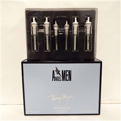 Thierry Mugler Angel Men Eau De Toilette 10 x 0.07 oz Cartridges for Pocket Spray