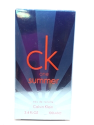 Calvin Klein CK One Summer 2017 Eau De Toilette  3.4 oz