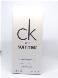 Calvin Klein CK One Summer Eau De Toilette 3.4 oz