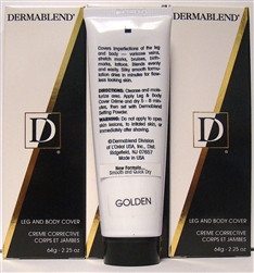 Dermablend Leg And Body Cover Color Golden CrÃ¨me Corrective 2.25oz 3 Pieces