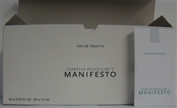 Isabella Rossellini's Manifesto Eau De Toilette 20 Vials
