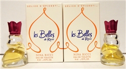 Nina Ricci Les Belles De Ricci Delice D'Epices Spicy Delight Perfume .13oz Mini 2 Pack