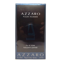 Azzaro Pour Homme Naughty Leather Eau De Toilette Spray 3.4 oz