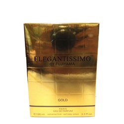Elegantissimo Gold For Men By Fujiyama Eau De Parfum Spray 3.3 oz