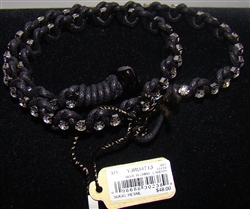 Juicy Couture Rhinestone Wrap Bracelet Black Juicy Couture Style No. YJRU4713