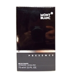 Mont Blanc Presence for Men Eau De Toilette Spray 2.5 oz