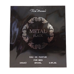 Ron Marone's Metal Black for Men Eau De Parfum Spray 3.4 oz