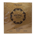 Ron Marone's Metal Gold For Men Eau De Toilette Spray 3.4 oz