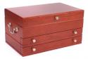 Large Solid Wood Cherry Jewelry Chest