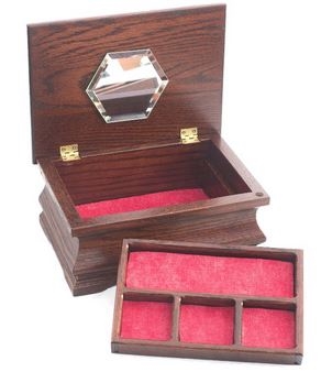 Cherry Hardwood Girls Jewelry Box