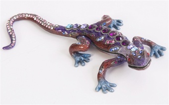 Prince of Jewels Gecko Trinket Box