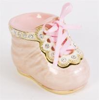 "It's a Boy" Baby Shoe Trinket Box Gift