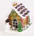 Bejeweled Gingerbread House Trinket Box