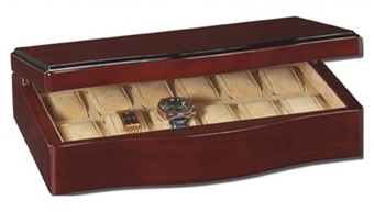 12 Watch Case, Luxury Maple Watch Collectors Box, RaGar Wave