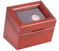 Single Watch Winder in Solid Cherry Wood